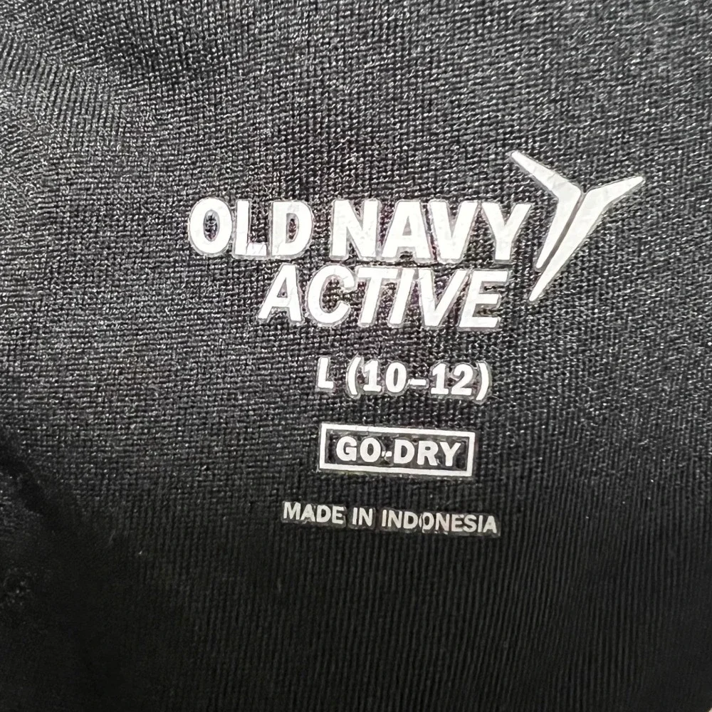 Old Navy Active Boys Go-Dry Athletic Shorts Grey Tie Dye Size L 10-12 Drawstring